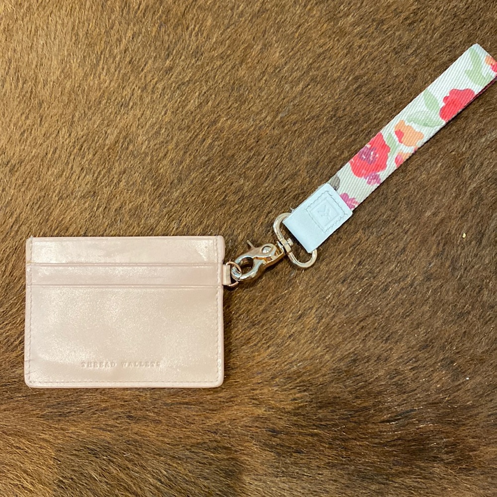 Thread Wallet with Wrist Lanyard